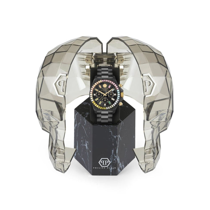 Philipp Plein Black Stainless Steel Dress Watch