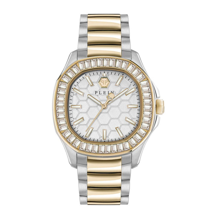 Philipp Plein Gold Stainless Steel Dress Watch