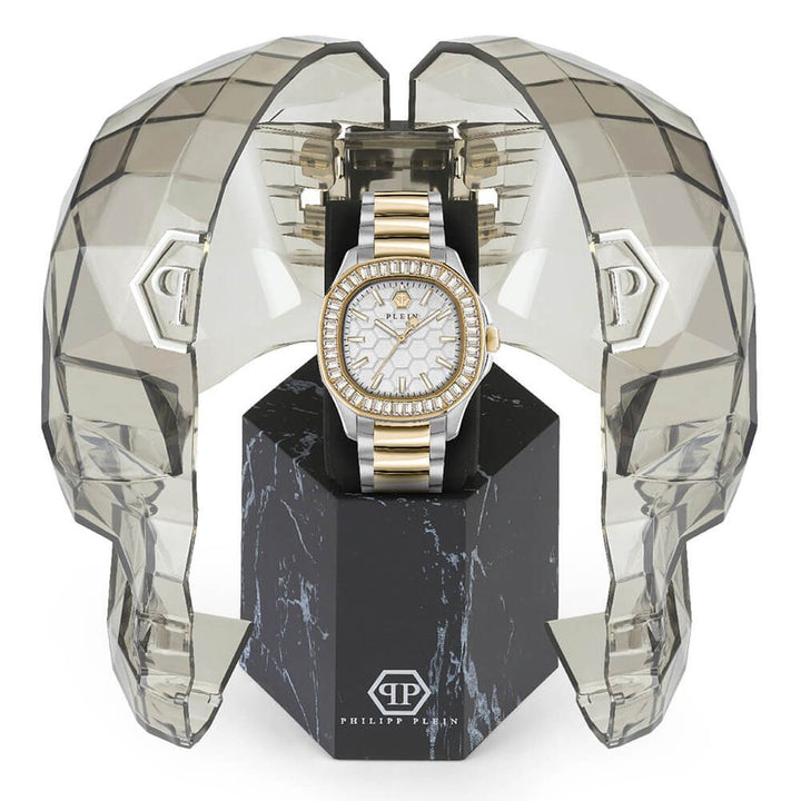 Philipp Plein Gold Stainless Steel Dress Watch