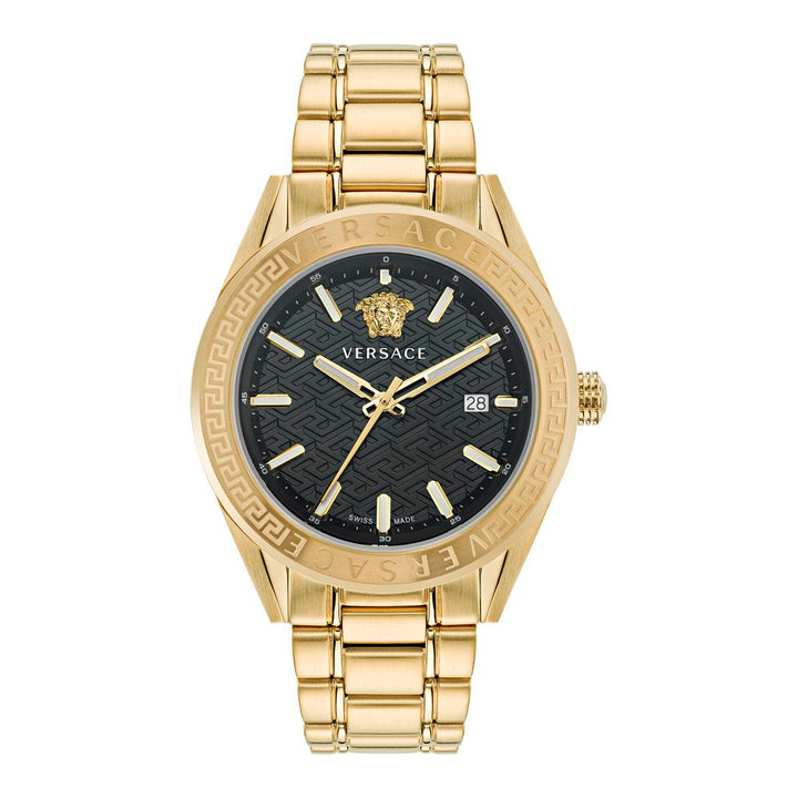 Versace Gold Stainless Steel Dress Watch
