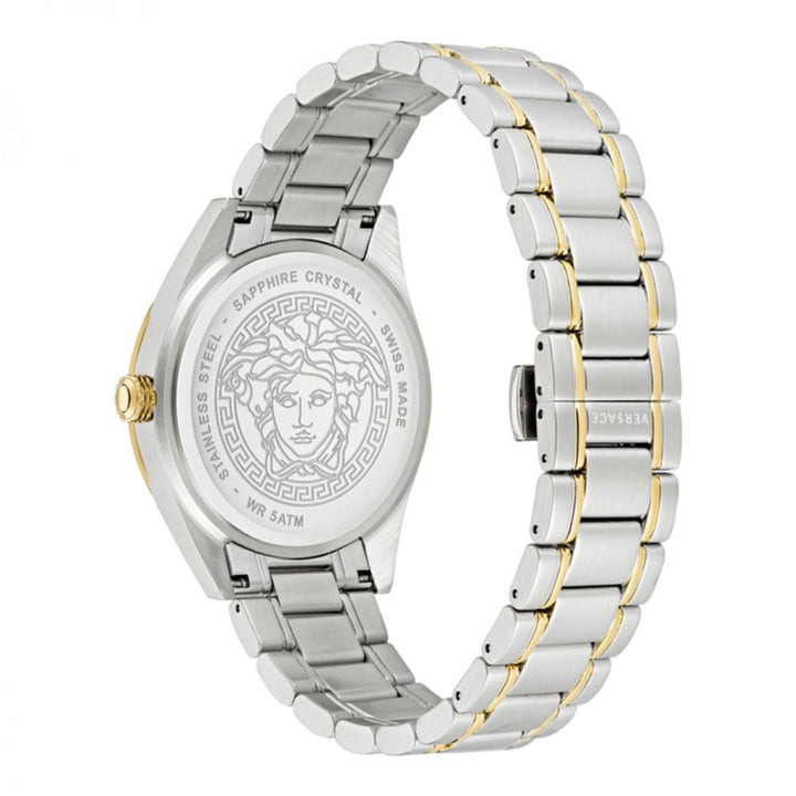 Versace Gray Stainless Steel Dress Watch