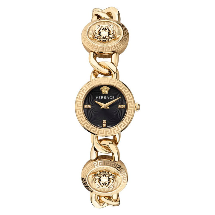 Versace Gold Stainless Steel Dress Watch
