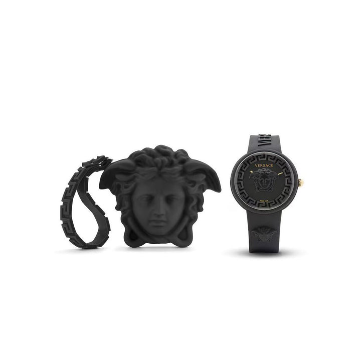 Versace Black Synthetic Sport Watch