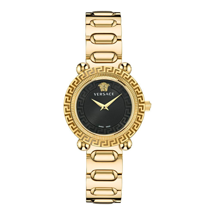 Versace Gold Stainless Steel Dress Watch