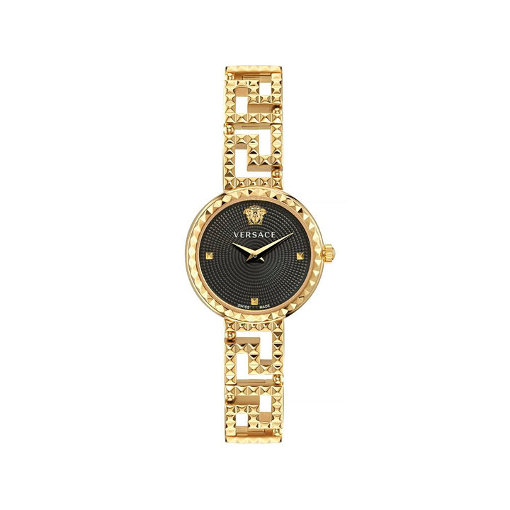 Versace Gold Stainless Steel Dress Watch