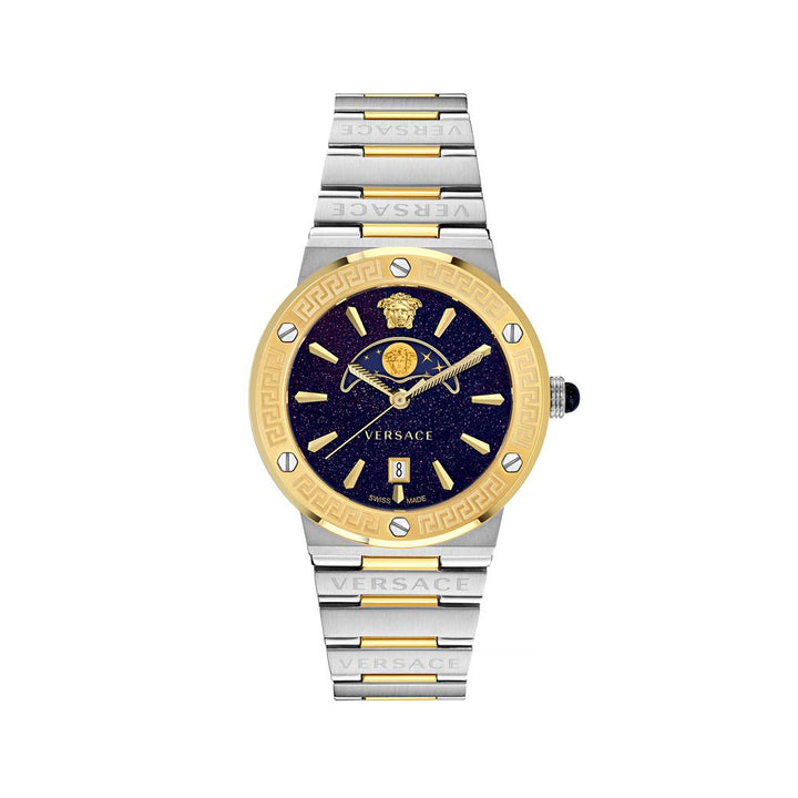 Versace Gray Stainless Steel Dress Watch