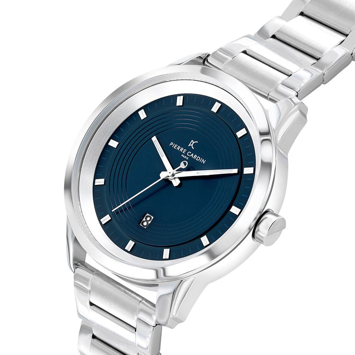 Pierre Cardin Gray Stainless Steel Dress Watch