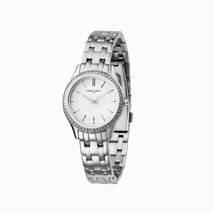 Pierre Cardin Gray Stainless Steel Dress Watch