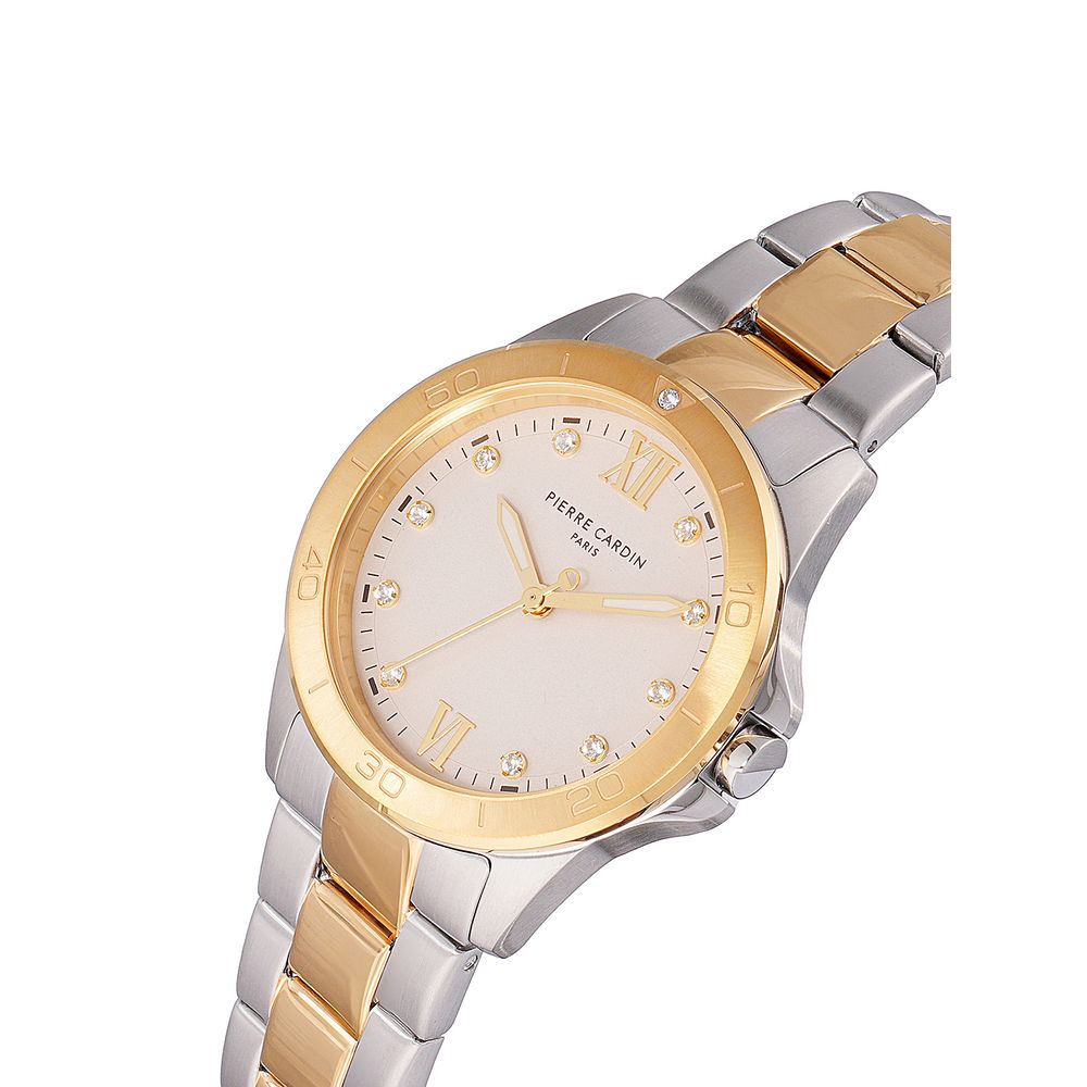 Pierre Cardin Gold Stainless Steel Dress Watch