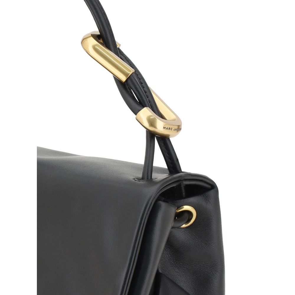 Marc Jacobs Black Calf Leather Bos Taurus Shoulder Bag