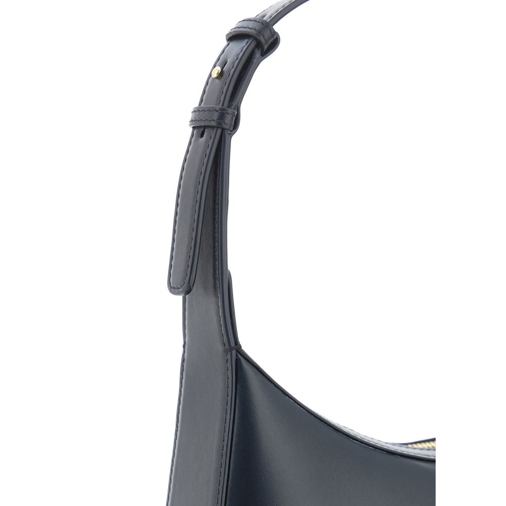 Dolce & Gabbana Black Calf Leather Bos Taurus Shoulder Bag