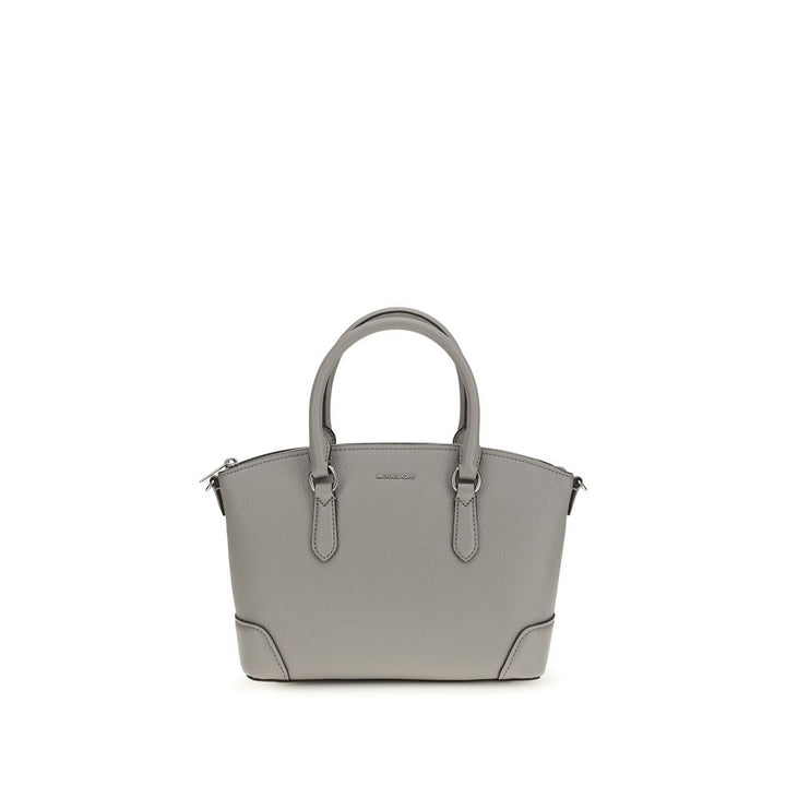 Michael Kors Gray Calf Leather Bos Taurus Shoulder Bag
