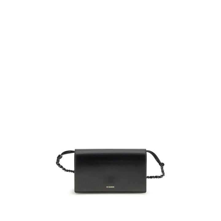 Jil Sander Black Calf Leather Bos Taurus Wallet