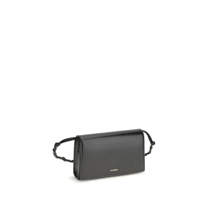 Jil Sander Black Calf Leather Bos Taurus Wallet