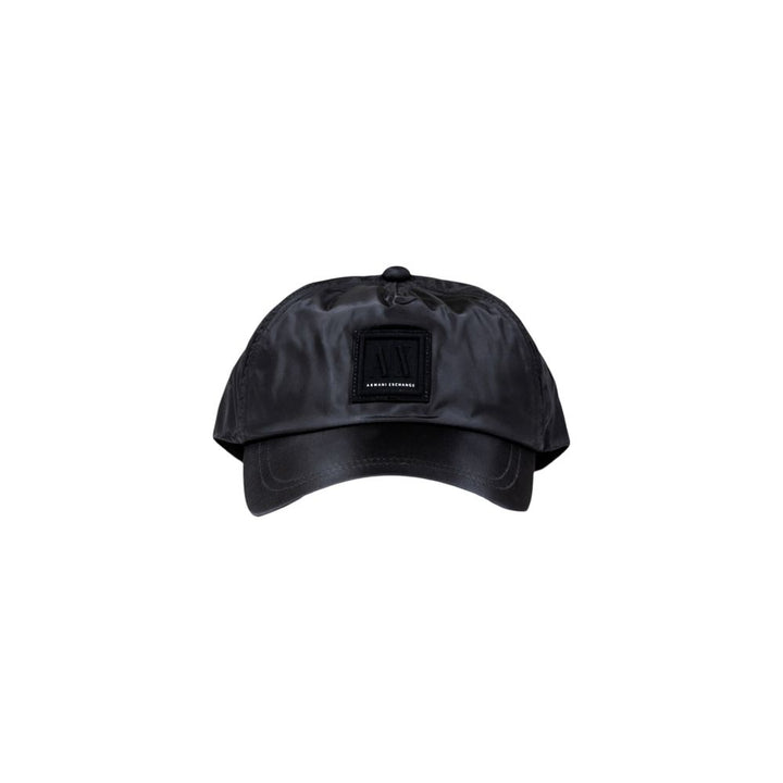 Armani Exchange Black Polyamide Cap (Baseball Hat)