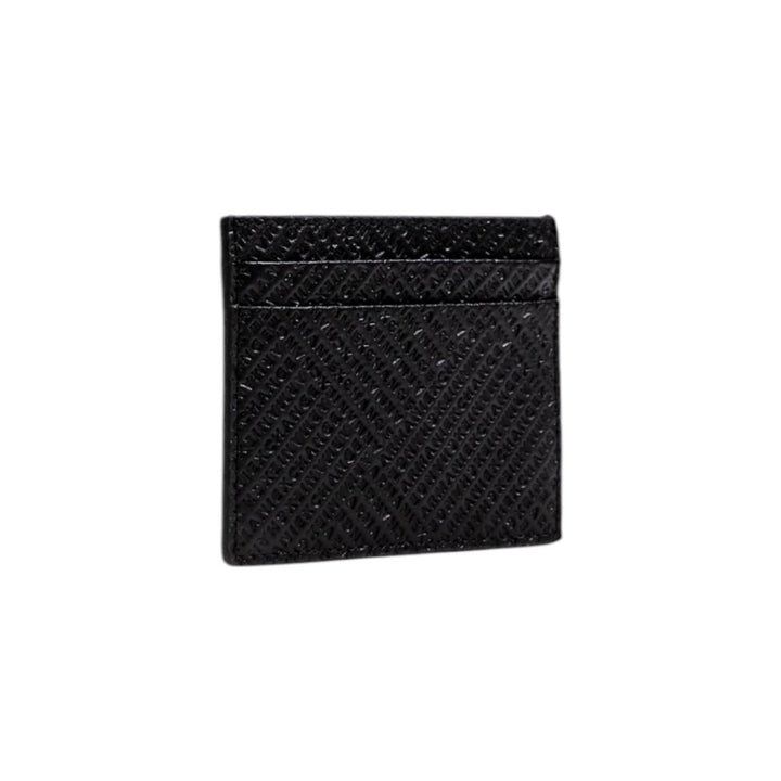 Armani Exchange Black Leather Cardholder