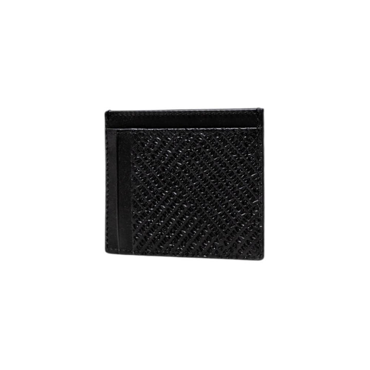 Armani Exchange Black Leather Cardholder