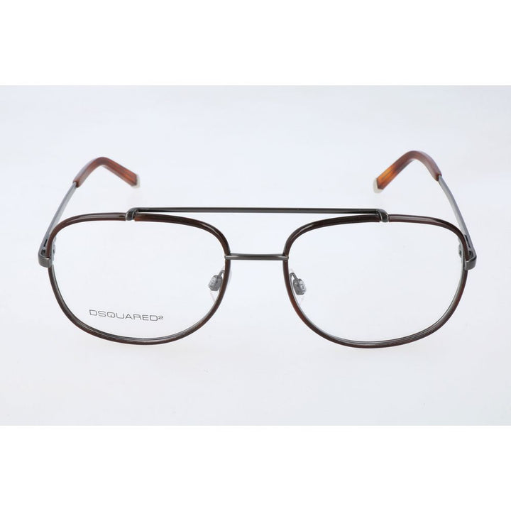 Dsquared² Brown Metal Glasses (Frames)