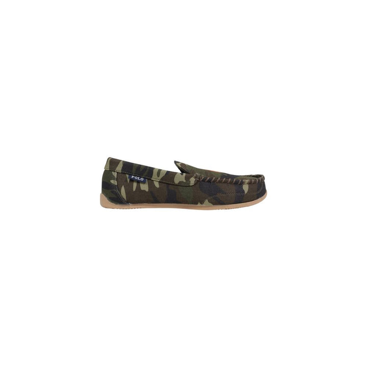 Ralph Lauren Green Textile Slippers