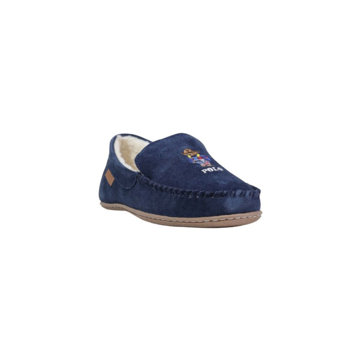 Ralph Lauren Blue Suede Leather Slippers