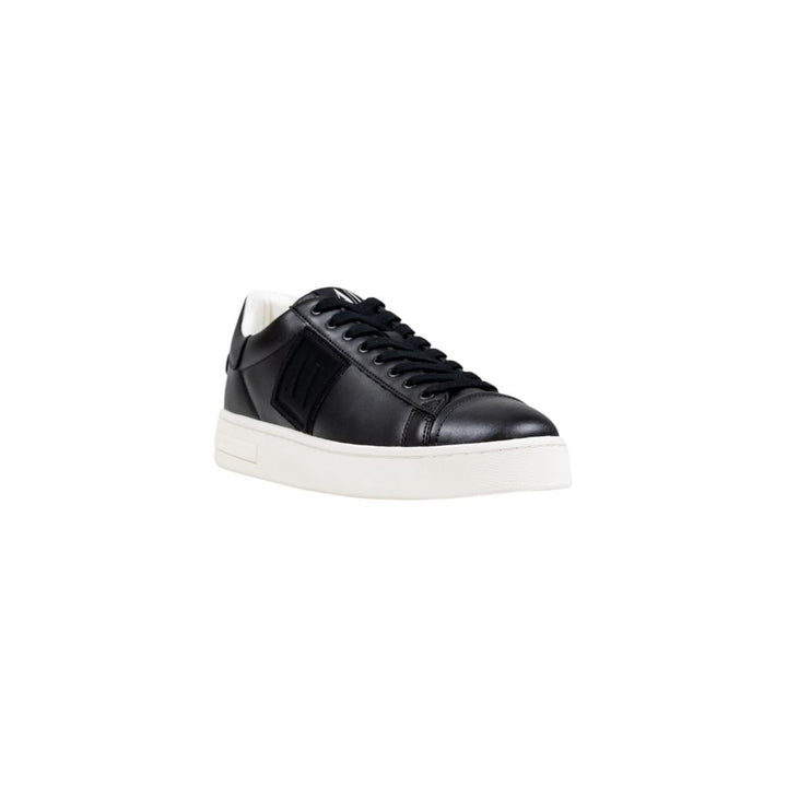 Armani Exchange Black Polyester Low Top Sneakers