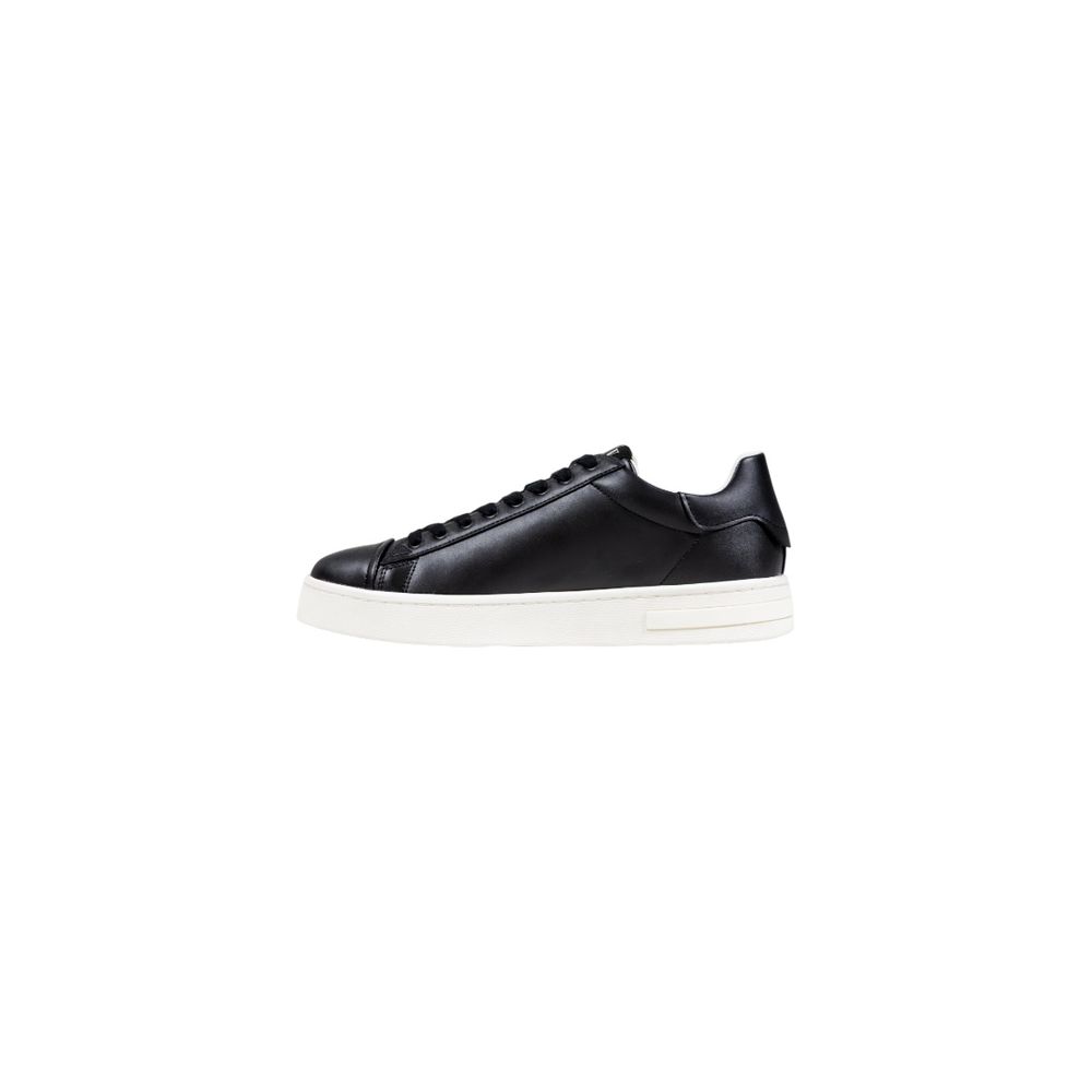 Armani Exchange Black Polyester Low Top Sneakers