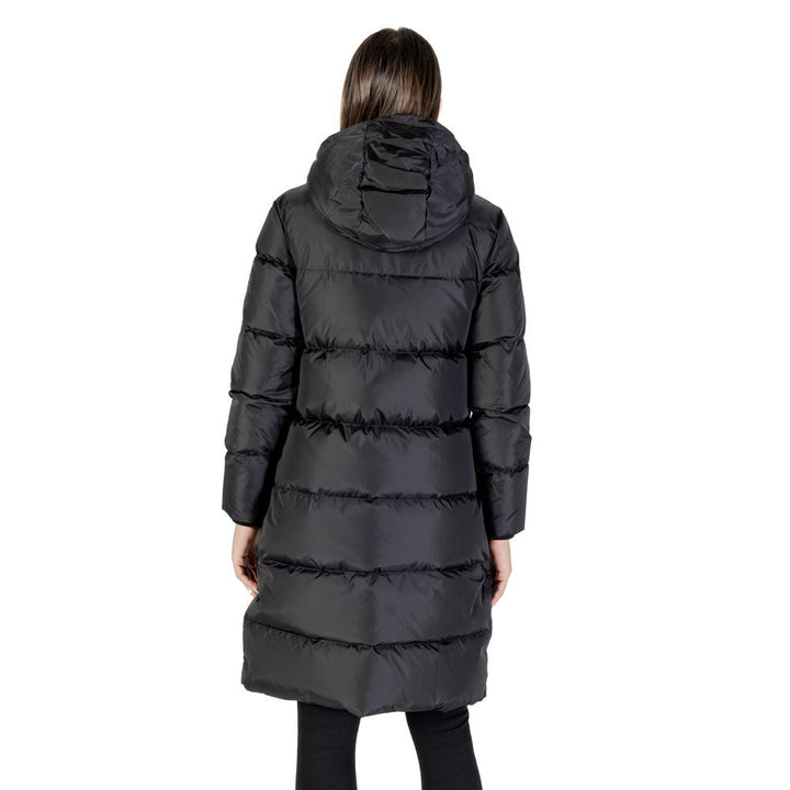 Armani Exchange Black Polyamide Coat