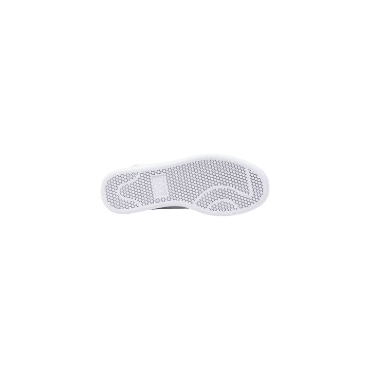 EA7 Emporio Armani White Leather Low Top Sneakers