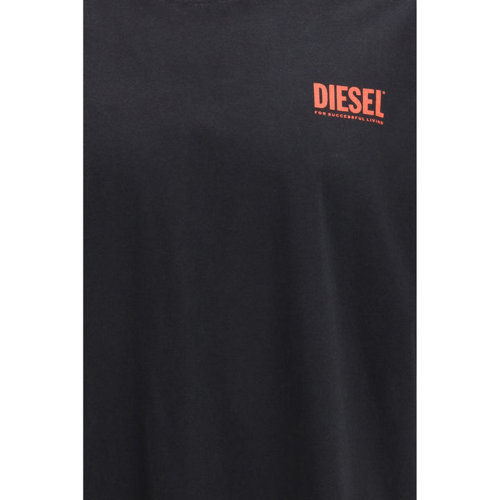 Diesel Black Cotton T-Shirt