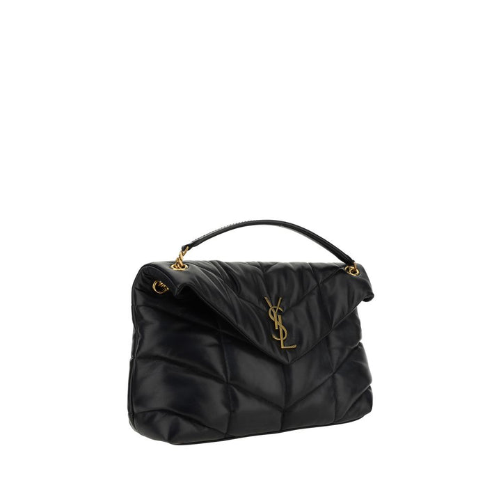 Saint Laurent Black Lamb Leather Shoulder Bag