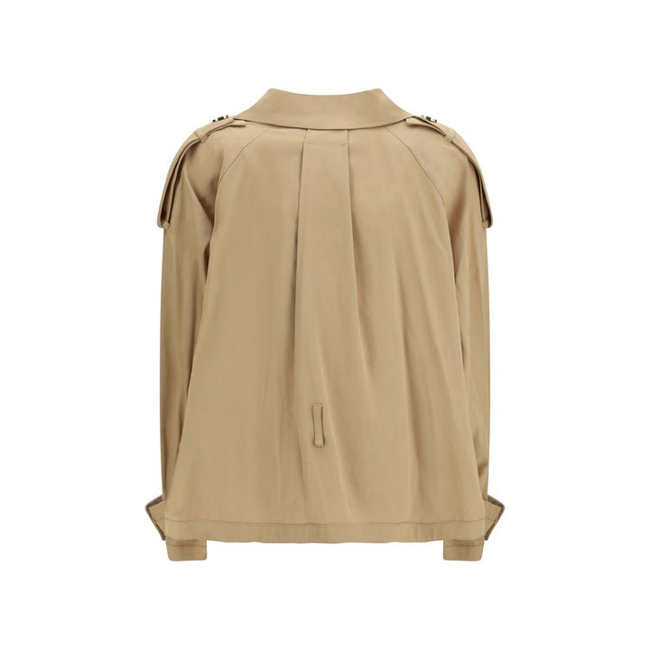 PINKO Beige Cotton Trench Coat