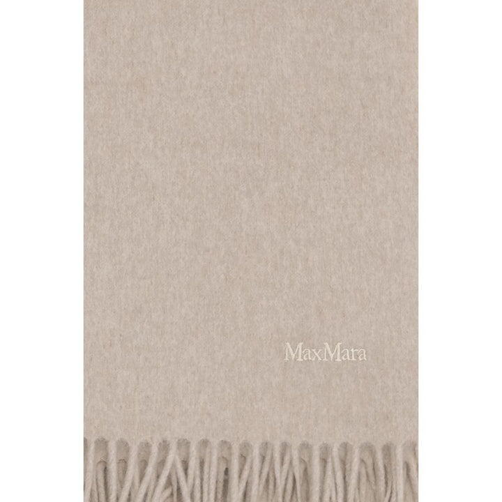 Max Mara Beige Cashmere Scarf
