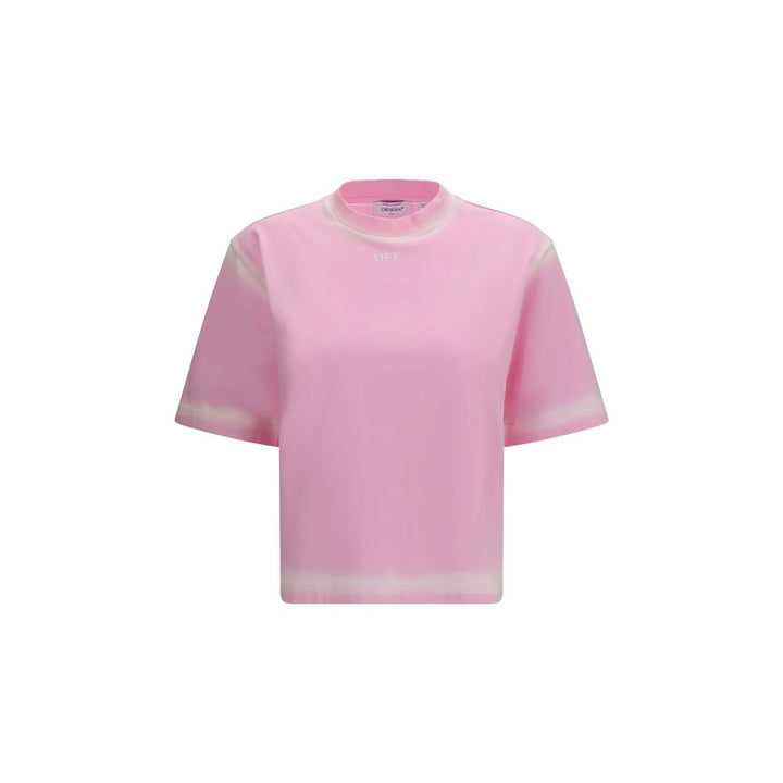 Off-White Multicolor Cotton T-Shirt