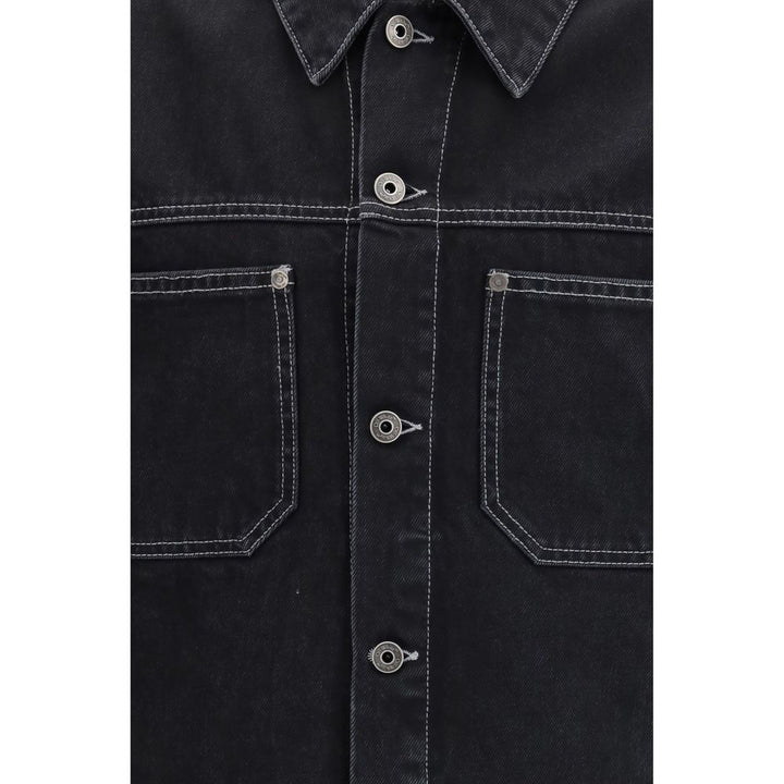 Off-White Black Cotton Denim Jacket