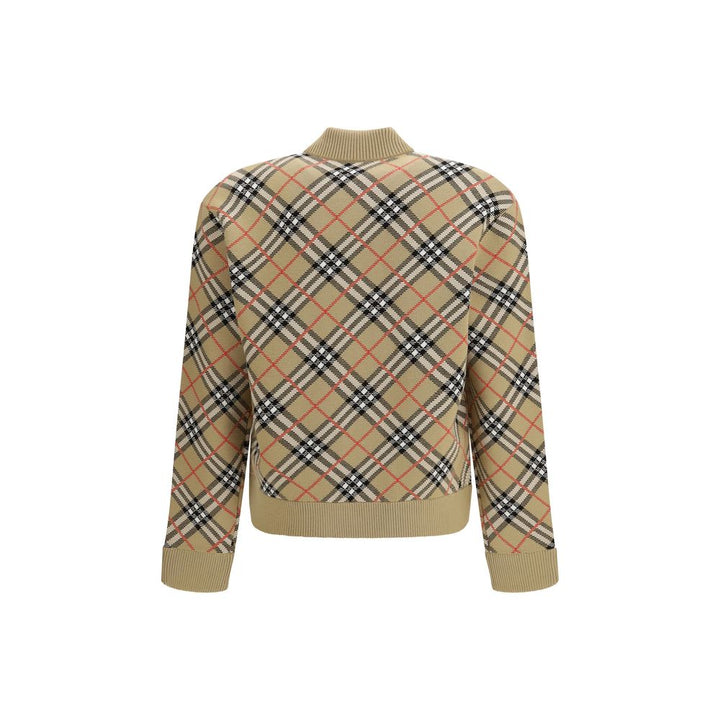 Burberry Beige Wool Bomber