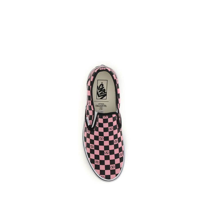 Valentino Garavani Multicolor Cotton Low Top Sneakers