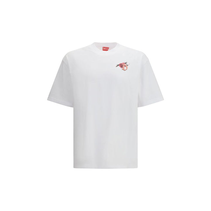 Diesel White Cotton T-Shirt