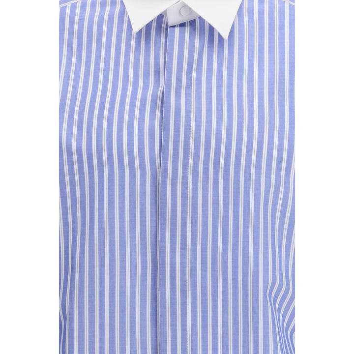Tom Ford Blue Cotton Dress Shirt