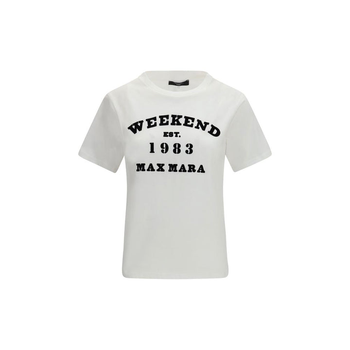 Max Mara White Cotton T-Shirt