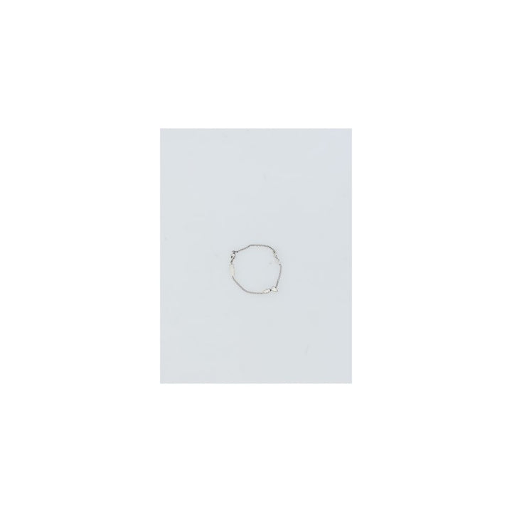 Saint Laurent Silver Glass Bracelet