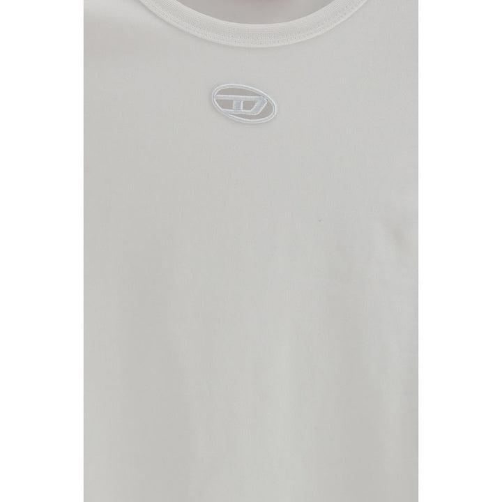 Diesel White Cotton T-Shirt
