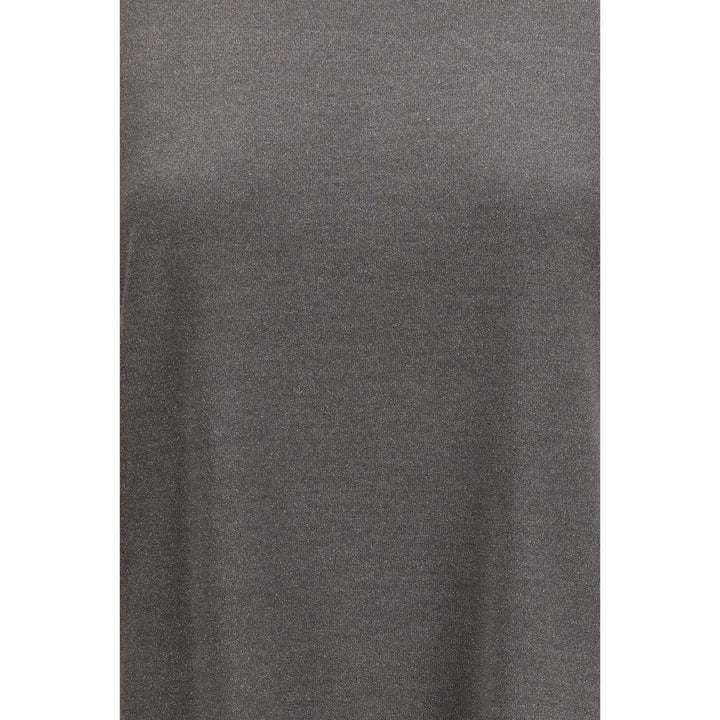 Brunello Cucinelli Gray Nylon T-Shirt
