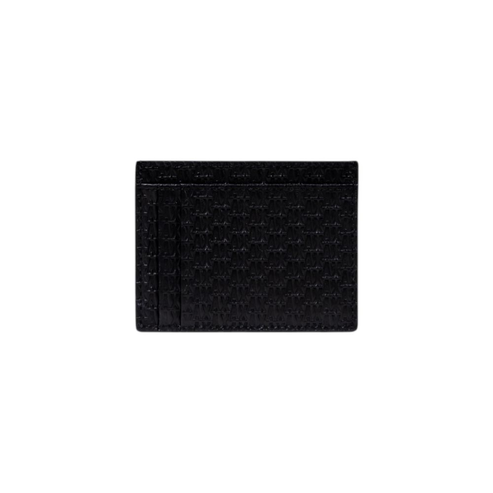 Armani Exchange Black Leather Wallet