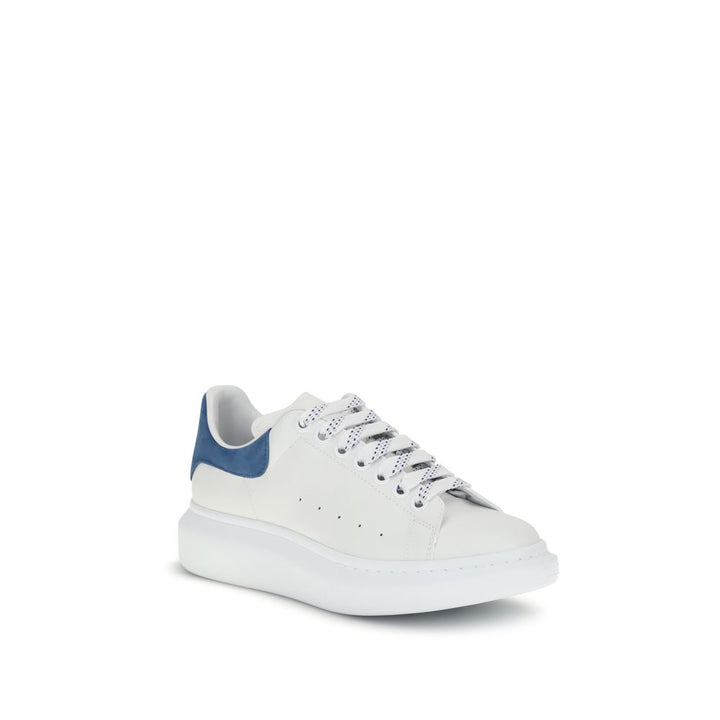 Alexander McQueen White Calf Leather Bos Taurus Platform Sneakers