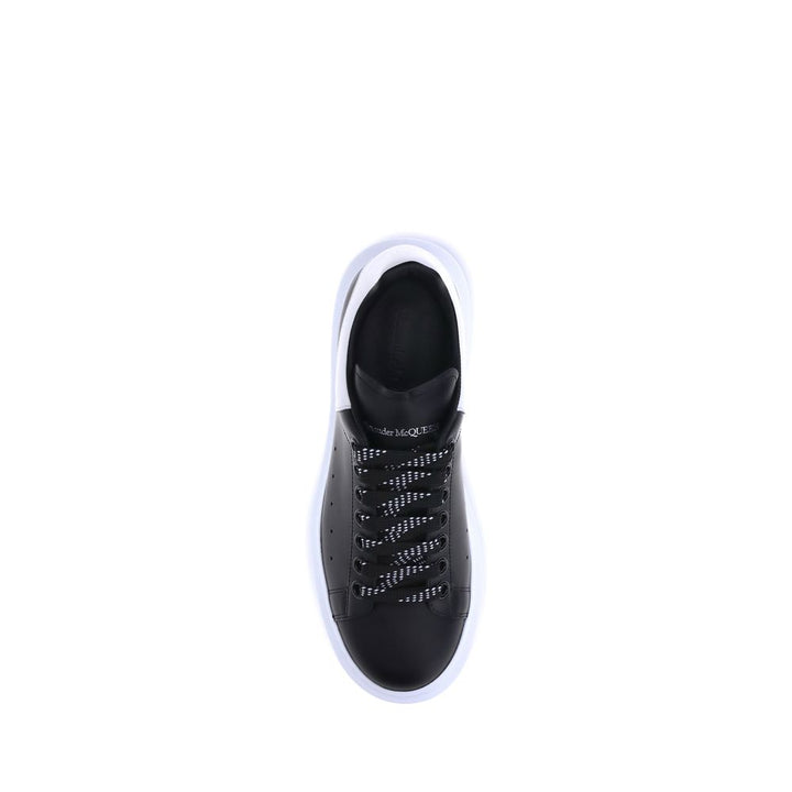 Alexander McQueen Black Calf Leather Bos Taurus Platform Sneakers