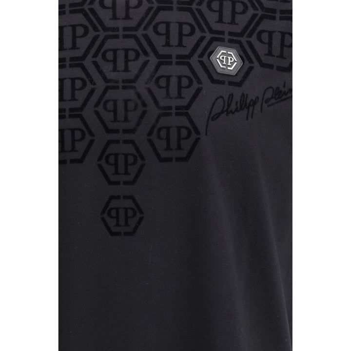 Philipp Plein Black Cotton Sportswear