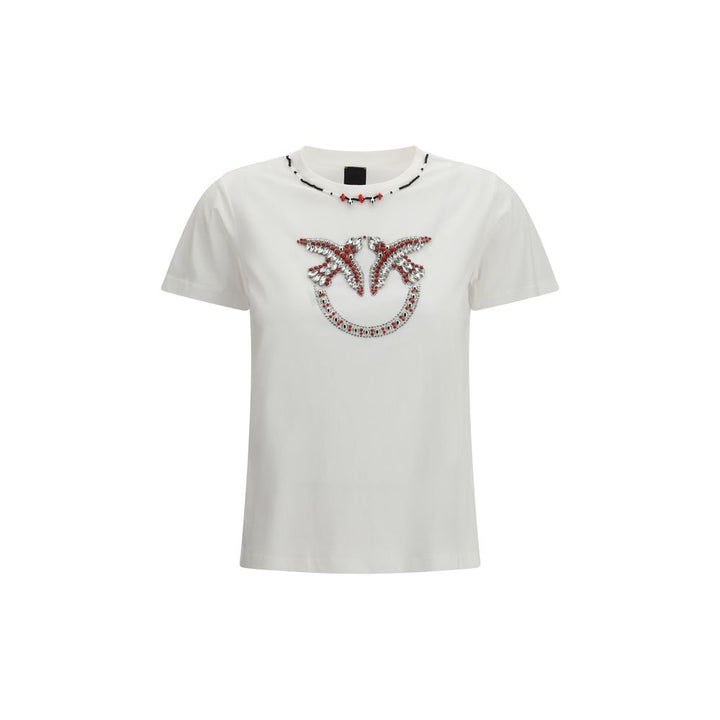 PINKO White Cotton T-Shirt