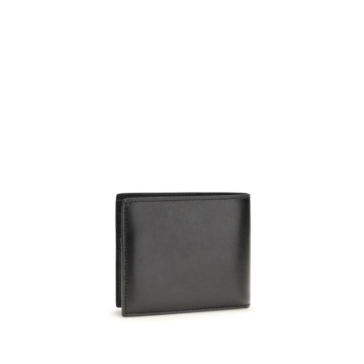 Fendi Black Calf Leather Bos Taurus Wallet