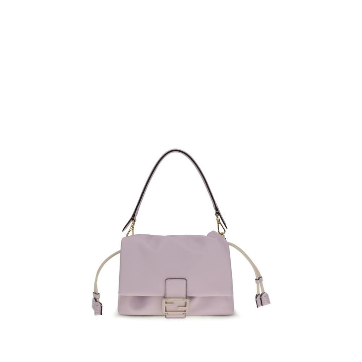 Fendi Purple Calf Leather Bos Taurus Shoulder Bag