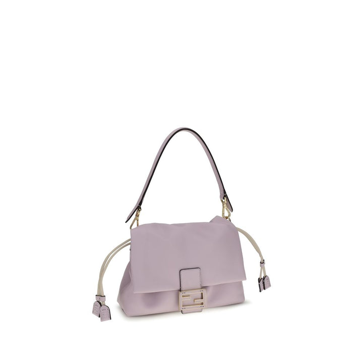 Fendi Purple Calf Leather Bos Taurus Shoulder Bag